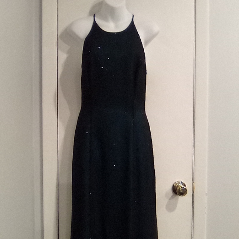 Vintage 90S Glam Sparkle Formal Gown